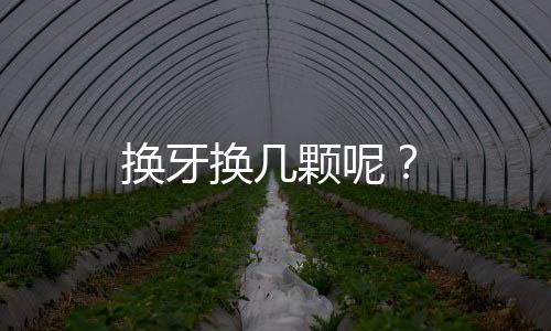 换牙换几颗呢？